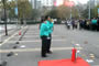 11月23日，佳世客東部店舉行了冬季消防演習(xí)，圖為深代店長(zhǎng)在演習(xí)現(xiàn)場(chǎng)向大家發(fā)表講話。