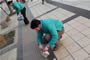 12月25日早上，永旺濟寧購物中心全體員工參加此次活動。