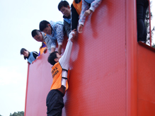 青島永旺舉辦2014年MT勵志拓展活動