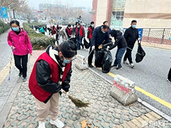 助力文明典范城市，共建美好家園—青島永旺25周年衛(wèi)生清掃