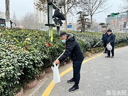 助力文明典范城市，共建美好家園—青島永旺25周年衛(wèi)生清掃