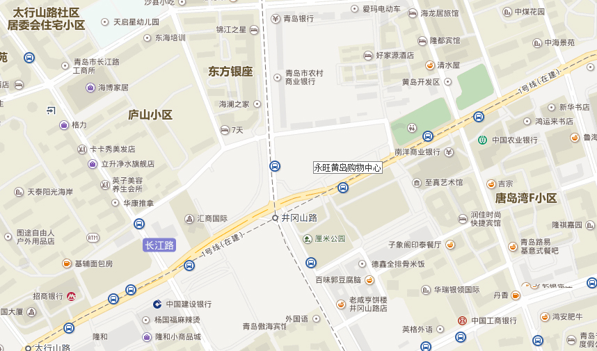 青島市黃島區(qū)長(zhǎng)江路與井岡山路交界東北側(cè)